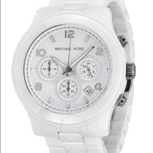 Michael Kors ceramic Runway watch